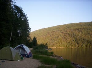 Camping Panguitch Lake
